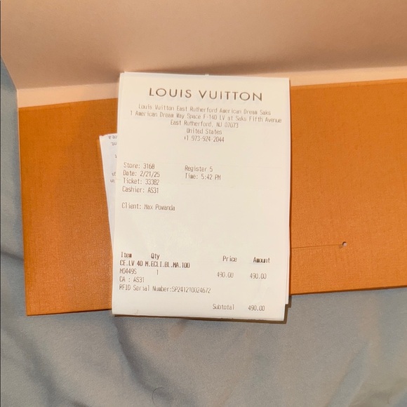 Louis Vuitton Black Monogram Leather Belt - Picture 4 of 5